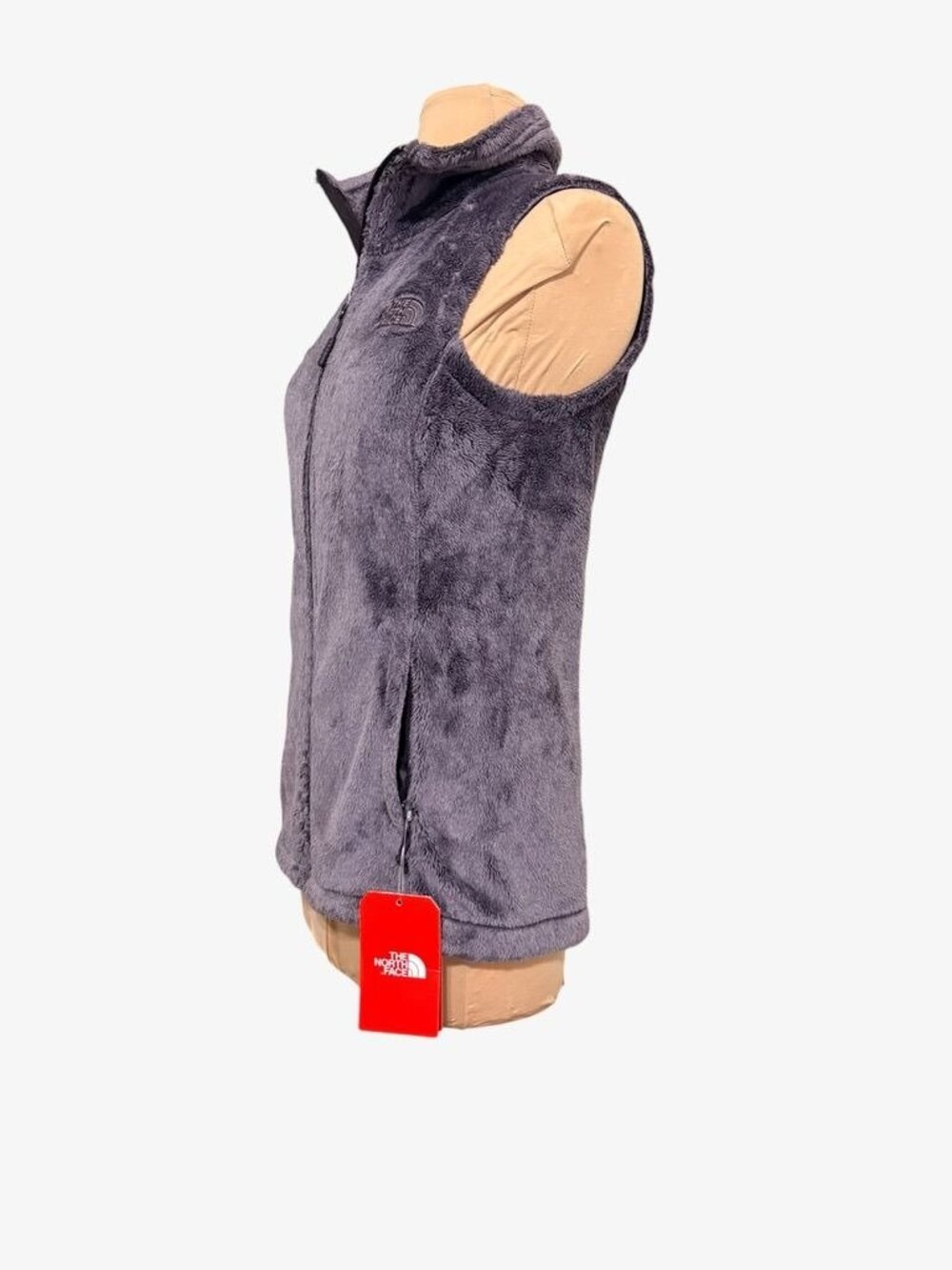 NWT The North Face Osito Fleece Vest Women XS Galaxy Purple Fluffy Gorpcore NEW - Picture 4 of 7